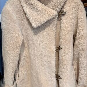 Free People X Brenda Knight shearling 100% sheepskin reversible Jacket coat S